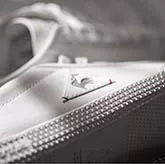 le-coq-sportif.jpg closeup of luxury sneaker from le coq sportif