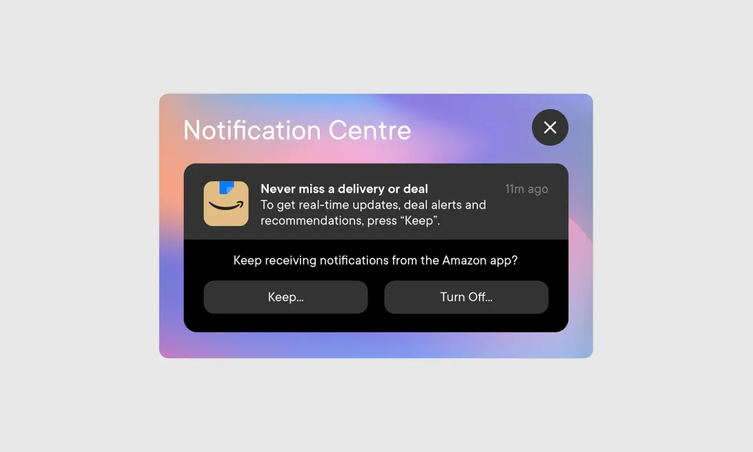 Notification centre